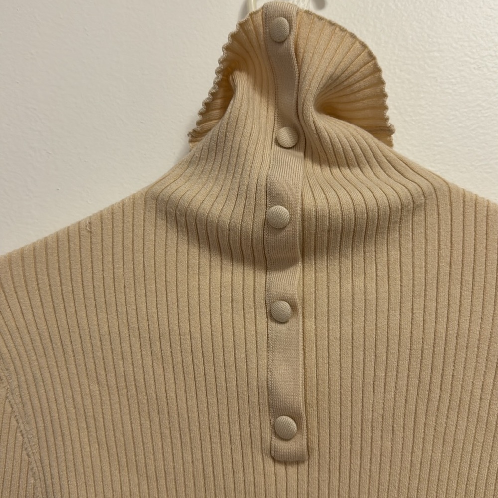 Live The Process Ribbed Bodysuit – Beige - Picture 5 of 7